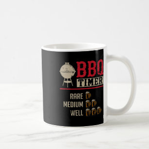Taza De Café Temporizador Divertido de Cocción de Carne a la Pa