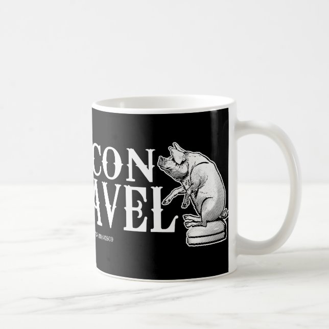 Taza De Café Ten Bacon Will Travel (Derecha)
