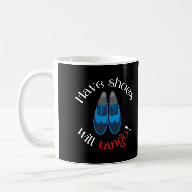 Taza De Café Ten Shoes Will Tango Mens Tango Shoes (Izquierda)