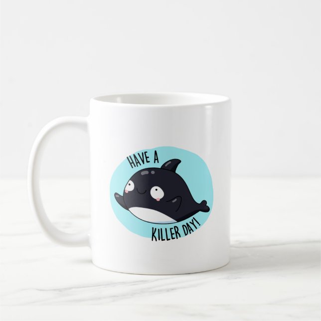 Taza De Café Ten Un Asesino Asesino Asesino De Whale Pun (Izquierda)