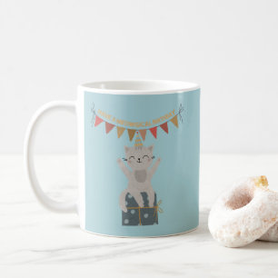 Taza De Café Ten un cumpleaños meowgical
