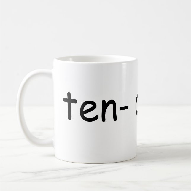 Taza De Café Tenacity MUGZ por Dan Spirk (Izquierda)