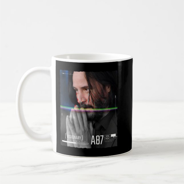 Taza De Café Tendencia Keanu Art Recupera Regalos Para Los Fans (Izquierda)