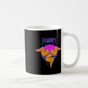 Taza De Café Tendies de vaporwave Tiras de pollo Kanji japonés 