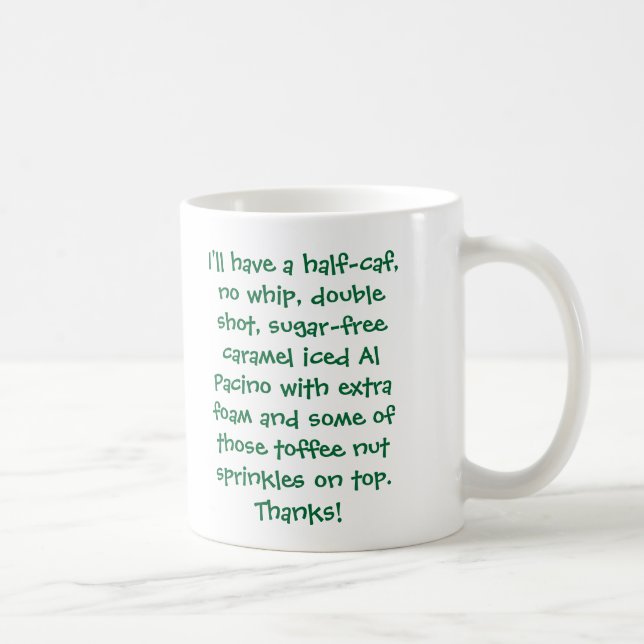Taza De Café Tendré mitad-CAF, ningún azote, tiro doble, sug… (Derecha)