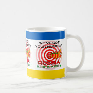 Taza De Café Tenemos tu número, Rusia Mug
