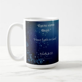 Taza De Café Tener fe en Dios