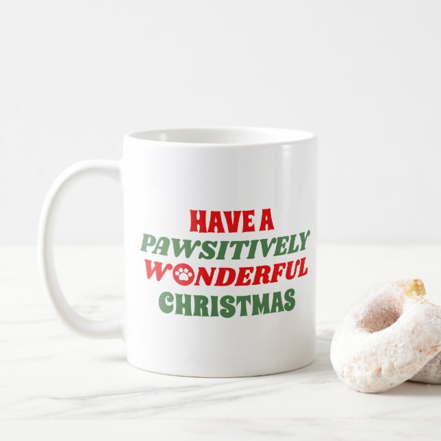 Taza De Café Tener Navidades maravillosos (Con donut)