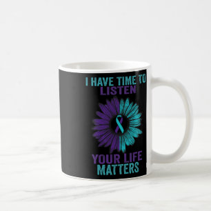 Taza De Café Tener Tiempo Para Escuchar La Conciencia Sobre La