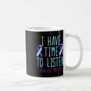 Taza De Café Tener Tiempo Para Escuchar La Conciencia Sobre La