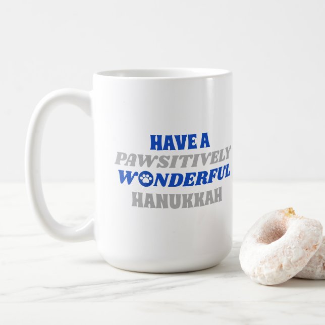 Taza De Café Tener un Hanukkah maravilloso y patético (Con donut)