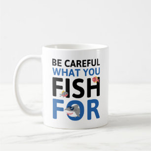 Taza De Café Tenga Cuidado Con Lo Que Pesa