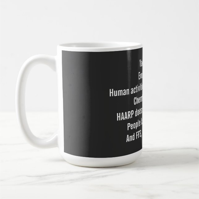 Taza De Café Tengan algo de CIENCIA (Izquierda)