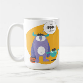 Taza De Café "¡Tengan un Halloween Faboo!"