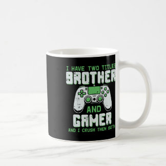 Taza De Café Tengo 2 títulos hermano jugador divertido juegos c