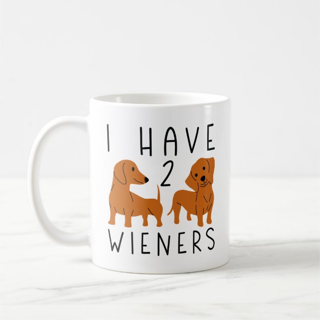 Taza De Café Tengo 2 Wieneradores (Izquierda)