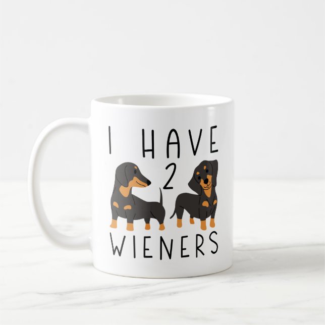 Taza De Café Tengo 2 Wieneradores (Izquierda)