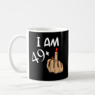 Taza De Café Tengo 49 Años Más Dedo Medio 50