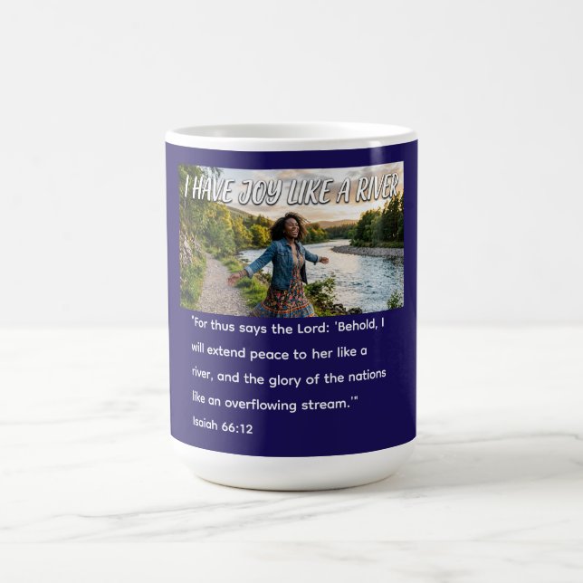 Taza De Café Tengo alegría como un río (Centro)