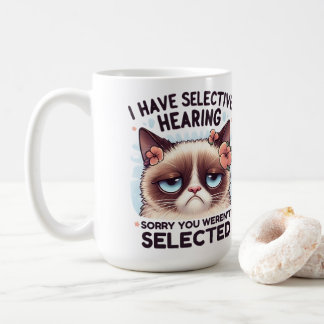 Taza De Café Tengo audición selectiva Regalo divertido para ama