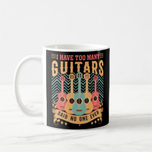 Taza De Café Tengo Demasiados Camisas Guitars Para Los Hombres
