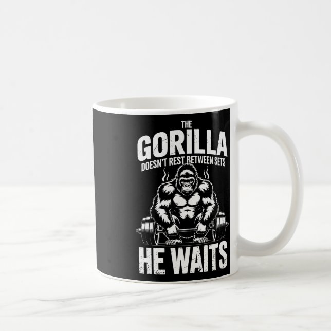 Taza De Café Tengo Ese Gorila En Mí En Fase De Bulting. (Derecha)