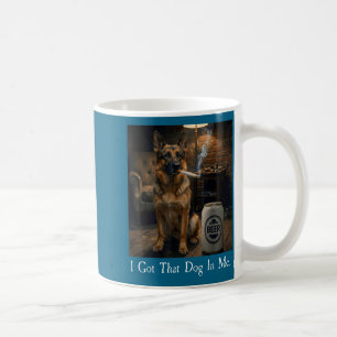 Taza De Café Tengo ese perro dentro de mí, divertido pastor ale