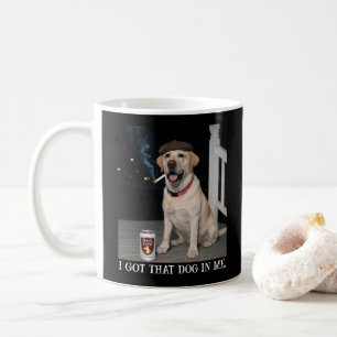 Taza De Café Tengo ese perro dentro de mí, divertido perro Labr