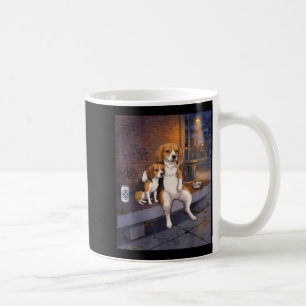 Taza De Café Tengo Ese Perro Dentro De Mí Funny Beagle Fumando