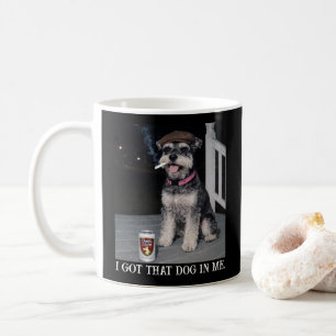 Taza De Café Tengo Ese Perro Dentro De Mí, Funny Miniature Schn