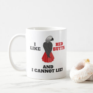 Taza De Café Tengo gusto de extremos rojos y no puedo mentir
