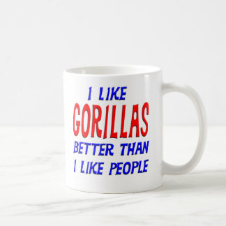 Taza De Café Tengo gusto de gorilas mejores que tengo gusto de