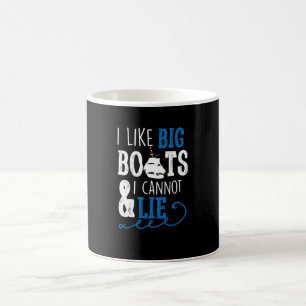 Taza De Café Tengo gusto de los barcos grandes y no puedo