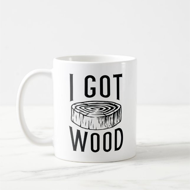 Taza De Café Tengo Madera (Izquierda)