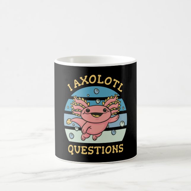 Taza De Café Tengo preguntas de ajolote (Centro)