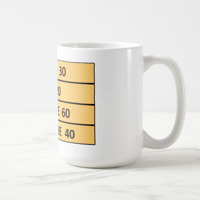 Taza De Café Tengo que tener 40 años (Derecha)