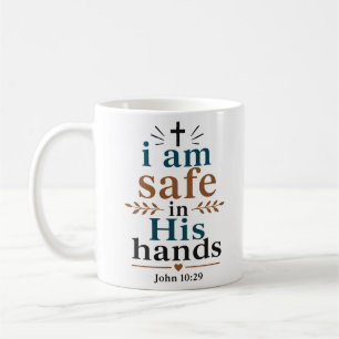 Taza De Café Tengo Seguridad En Sus Manos Fe Cristiana Clásica