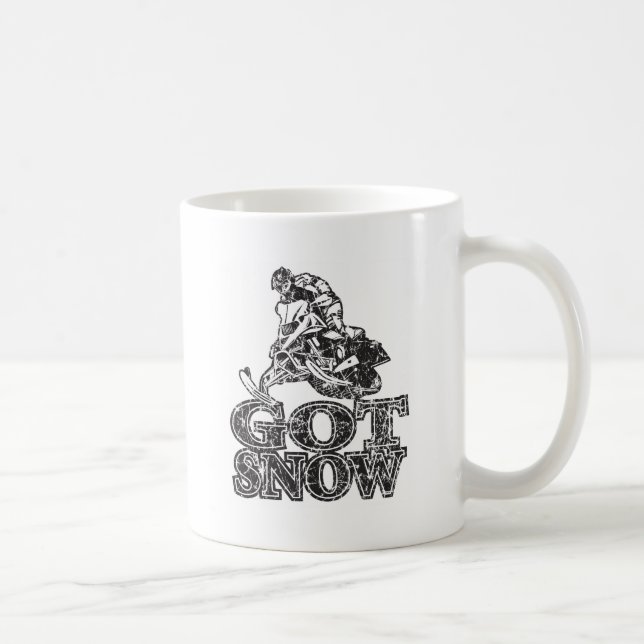 Taza De Café Tengo Snowmobiler de nieve (Derecha)