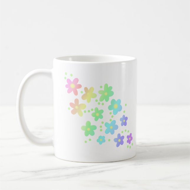 Taza De Café Tengo suficiente material de arte, arcoiris divert (Izquierda)