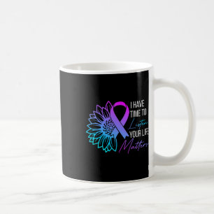 Taza De Café Tengo Tiempo Para Escuchar Conciencia de Salud Men
