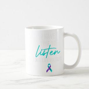 Taza De Café Tengo Tiempo Para Escuchar Conciencia Sobre La Pre