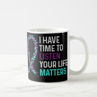 Taza De Café Tengo Tiempo Para Escuchar Conciencia Sobre La Sal