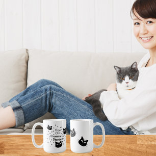 Taza De Café Tengo TOC, Trastorno Obsesivo Felino