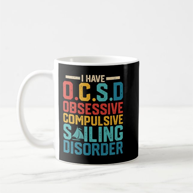 Taza De Café Tengo trastorno obsesivo-compulsivo de la vela (Izquierda)