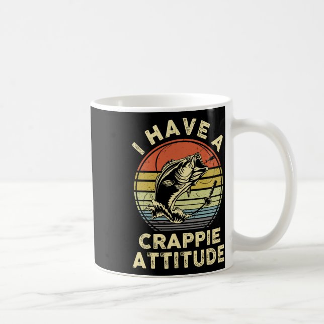 Taza De Café Tengo Un Camisón De Actitud Rappie Por Fish Dad Fi (Derecha)