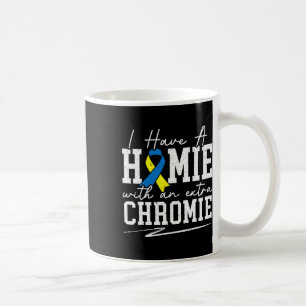 Taza De Café Tengo un compa con un cromosoma extra Síndrome de
