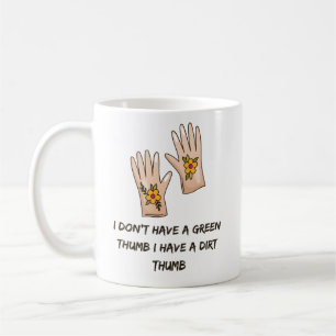 Taza De Café Tengo un miembro sucio Jardinería divertida