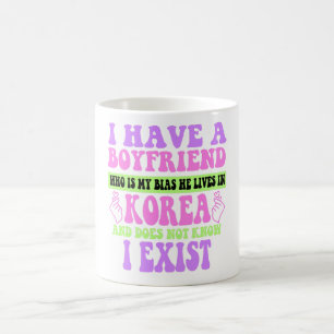 Taza De Café Tengo Un Novio Que Es Mi Bias Kpop Lover Kdram