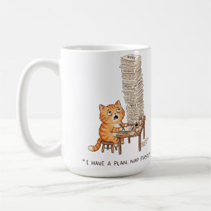Taza De Café Tengo un Plan Dormir la Siesta Primero Divertido N