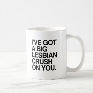 TAZA DE CAFÉ TENGO UN POCO DE FASCINACIÓN LÉSBICA POR TI